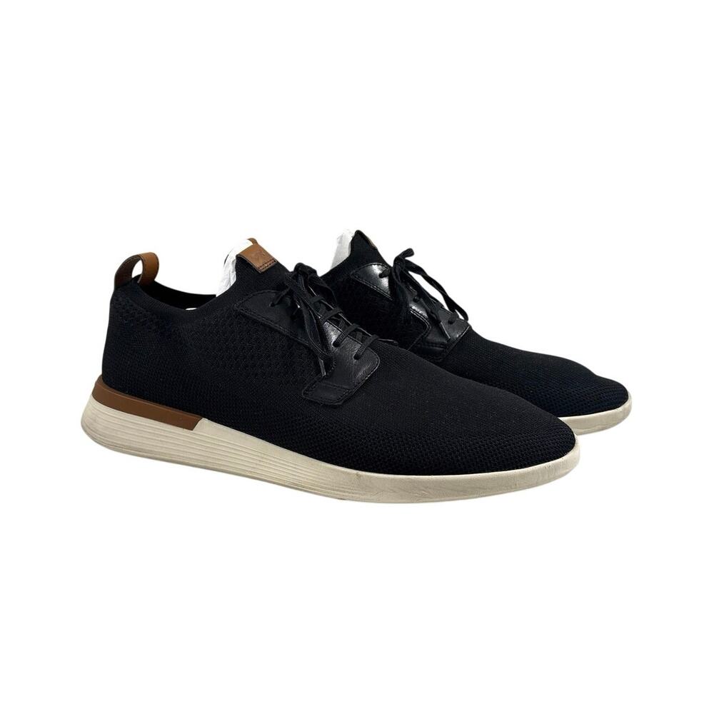 Wolf & Shepherd SwiftKnit Men’s 13 Black Knit Derby Sneakers Casual Shoes Shoes